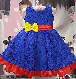 Vestido Infantil Show da Luna - tam 1 ao 3
