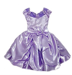 Vestido Infantil Princesa Sofia tam: 4 ao 6