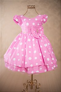 roupa para aniversario da minnie rosa