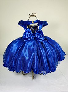 Vestido infantil Azul Royal 2070