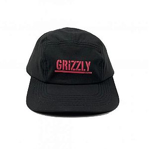 Boné Grizzly stamp camper hat - preto
