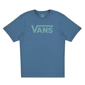 Camiseta Vans logo blue coral
