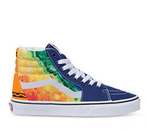 Tênis Vans Sk8 Hi X Crayola KD - COLORIDO