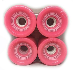 Roda Brats longboard 70mm / 78 A - ROSA CHICLETE