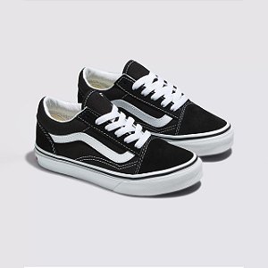 Tênis Vans Old Skool Kids clássico Preto