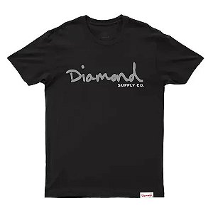 Camiseta Diamond OG Script Black