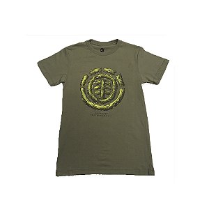 Camiseta Element Wooden Tree Logo Green Kids