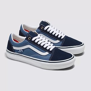 TÊNIS VANS SKATE OLD SKOOL NAVY WHITE