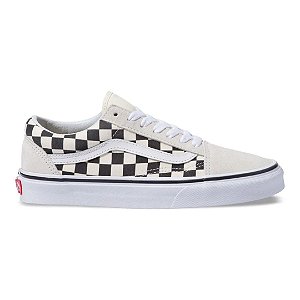 Tênis Vans Old Skool Check / White Black