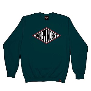 Moletom Careca Summit Crew Independent Verde