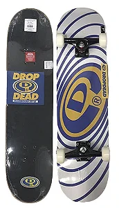 Skate Completo Iniciante Drop Dead Serie Classic Waves Logo