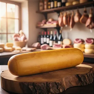 Mega Queijo Provolone Gigante 3 kg na Corda Defumado a Lenha