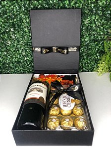 Box Luxo Vinho e Chocolates
