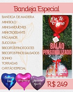Bandeja Especial e Balão