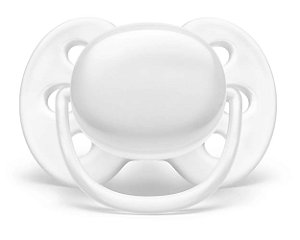 Chupeta Avent Ultra Soft Branca - Tamanho 1 (0-6M) - Philips Avent