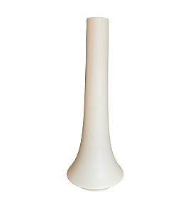 Vaso cilíndrico alto off-white
