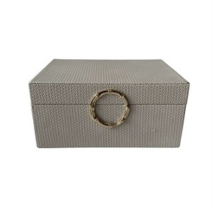 CAIXA DECORATIVA BEGE