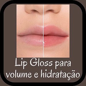 Gloss para aumento e hidratação labial