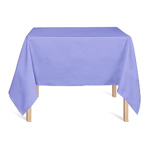 Toalha de Mesa Quadrada em Oxford Lilás