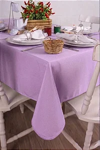 Toalha de Mesa Retangular em Oxford Lilás