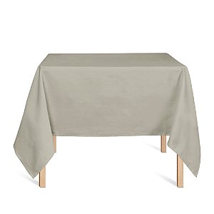 Toalha de Mesa Quadrada em Tecido Jacquard Dourado e Azul Liso Tradicional