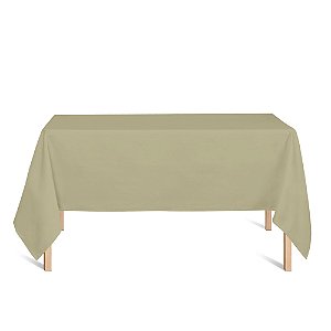 Toalha de Mesa Retangular em Tecido Jacquard Dourado e Turquesa Liso Tradicional