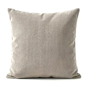 Capa para Almofada em Tecido Chenille Pompeia Creme