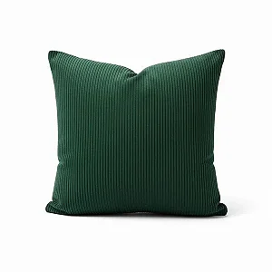 Capa para Almofada em Tecido Veludo Cotelê Verde