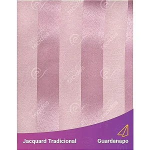 Guardanapo em Tecido Jacquard Rosa Envelhecido Listrado Tradicional