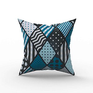 Capa De Almofada Em Tecido Impermeável Acqua Linea Patchwork