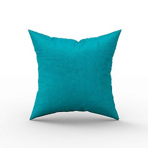 Capa De Almofada Em Tecido Impermeável Acqua Linea Sapucaia Turquesa