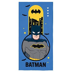 Toalha Aveludada Estampada Batman