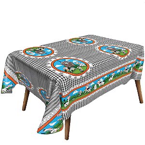 Tecido Plástico Térmico Estampado Fazendinha - 1M X 1,4M Largura