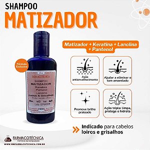 Shampoo Matizador 200ml - RM Farmacotecnica®
