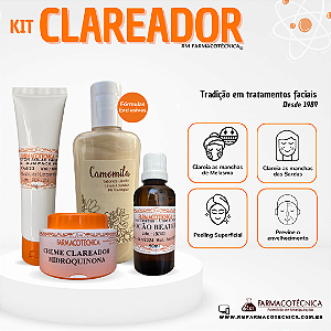 Kit Clareador Facial - RM Farmacotécnica®
