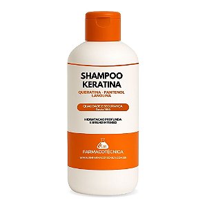 Shampoo de Keratina 250ml - RM Farmacotécnica®