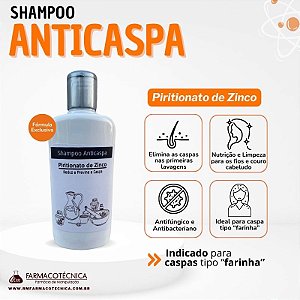Shampoo Anticaspa Piritionato de Zinco - RM Farmacotécnica®