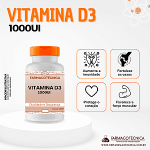 Vitamina D 1000UI - RM Farmacotécnica® (Cápsulas)