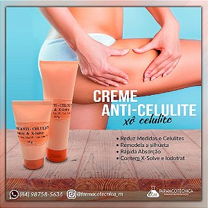 Creme Anti-Celulite - RM Farmacotécnica®