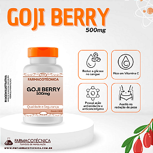 Goji Berry 500mg - RM Farmacotécnica® (Cápsulas)