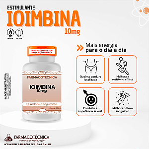 Ioimbina 10mg - RM Farmacotécnica® (Cápsulas)