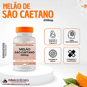 Melão de São Caetano 500mg - RM Farmacotécnica® (Cápsulas)
