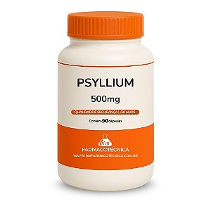 Psyllium 500mg - RM Farmacotécnica® (Cápsulas)