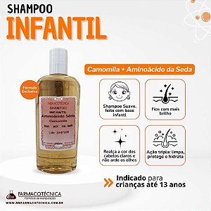 Shampoo Infantil - RM Farmacotécnica®