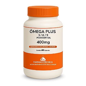 Ômega Plus 500mg (3, 6 e 9) - RM Farmacotécnica® (Cápsulas)
