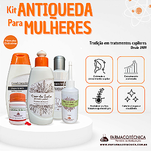 Kit Antiqueda para Mulheres - RM Farmacotécnica®