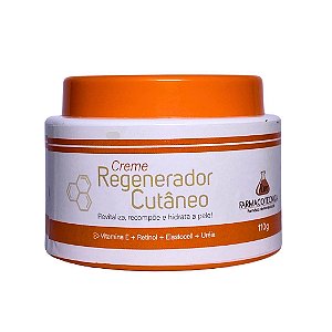 Creme Regenerador Cutâneo 110g - Hidratante de Alta Perfomance - RM Farmacotécnica®