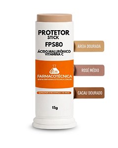 Protetor Color Stick FPS 80 15g - RM Farmacotécnica®