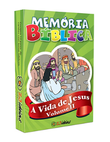 MEMÓRIA BÍBLICA A VIDA DE JESUS CARTÕES TEMAS BÍBLICOS VOL 2 Z3