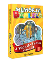 MEMÓRIA BÍBLICA A VIDA DE JESUS CARTÕES TEMAS BÍBLICOS VOL 1 Z3